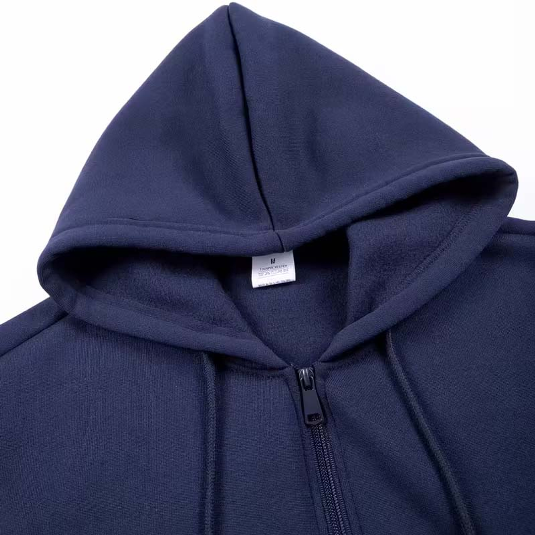 Sweat com fecho Azul 3