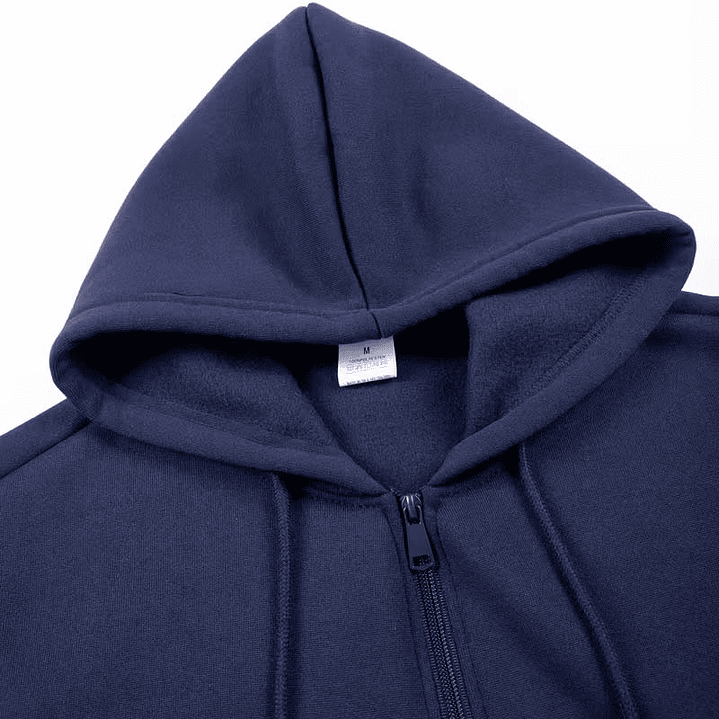 Sweat com fecho Azul 3