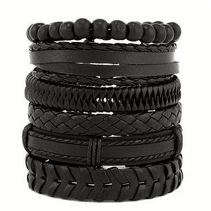 Conjunto 6 Pulseiras - Portes Grátis