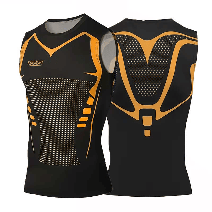 Blusa S/M - Preto/Laranja 1