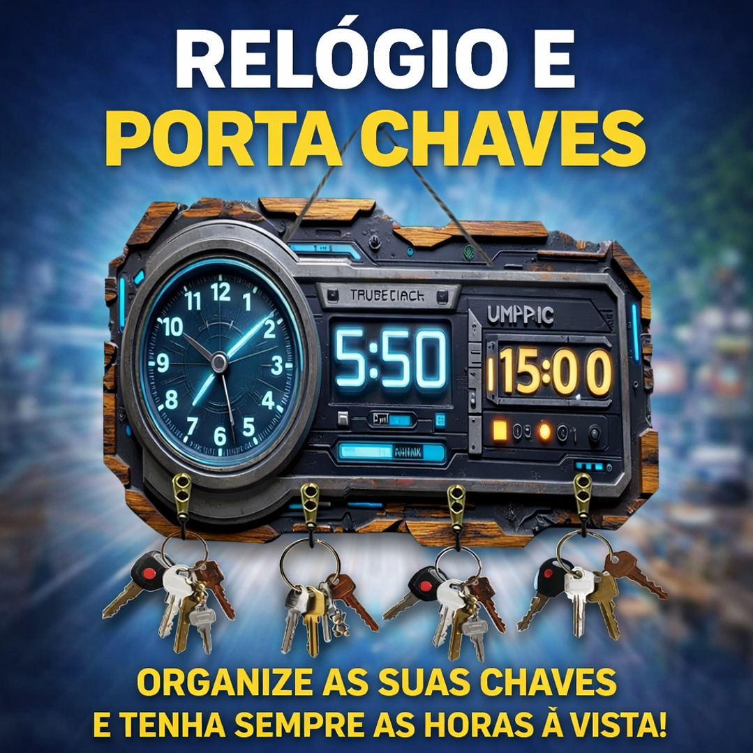 Relógio - Porta Chaves 1