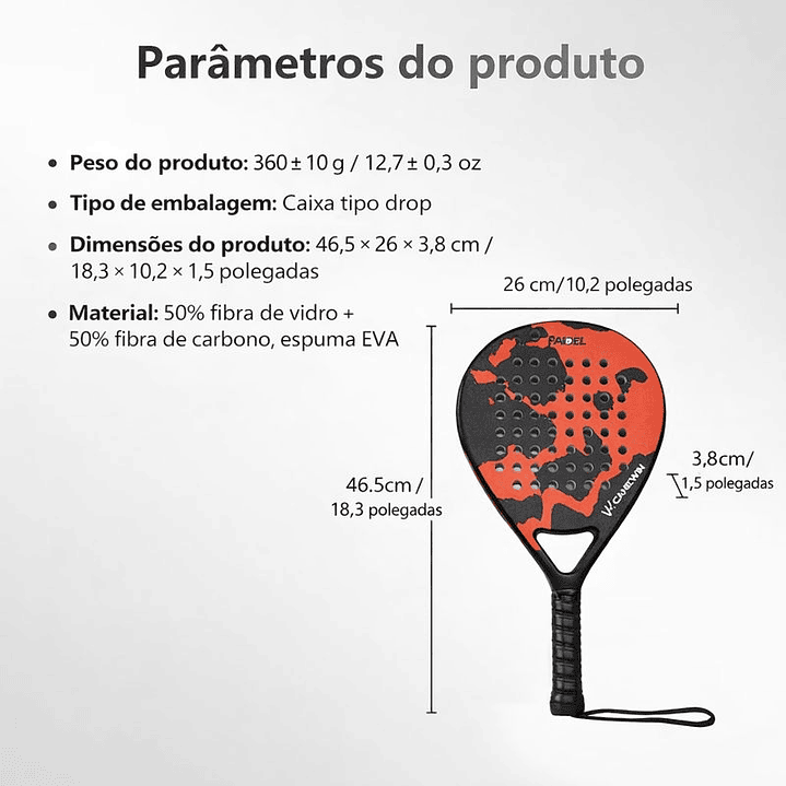 Raquete de Padel 2
