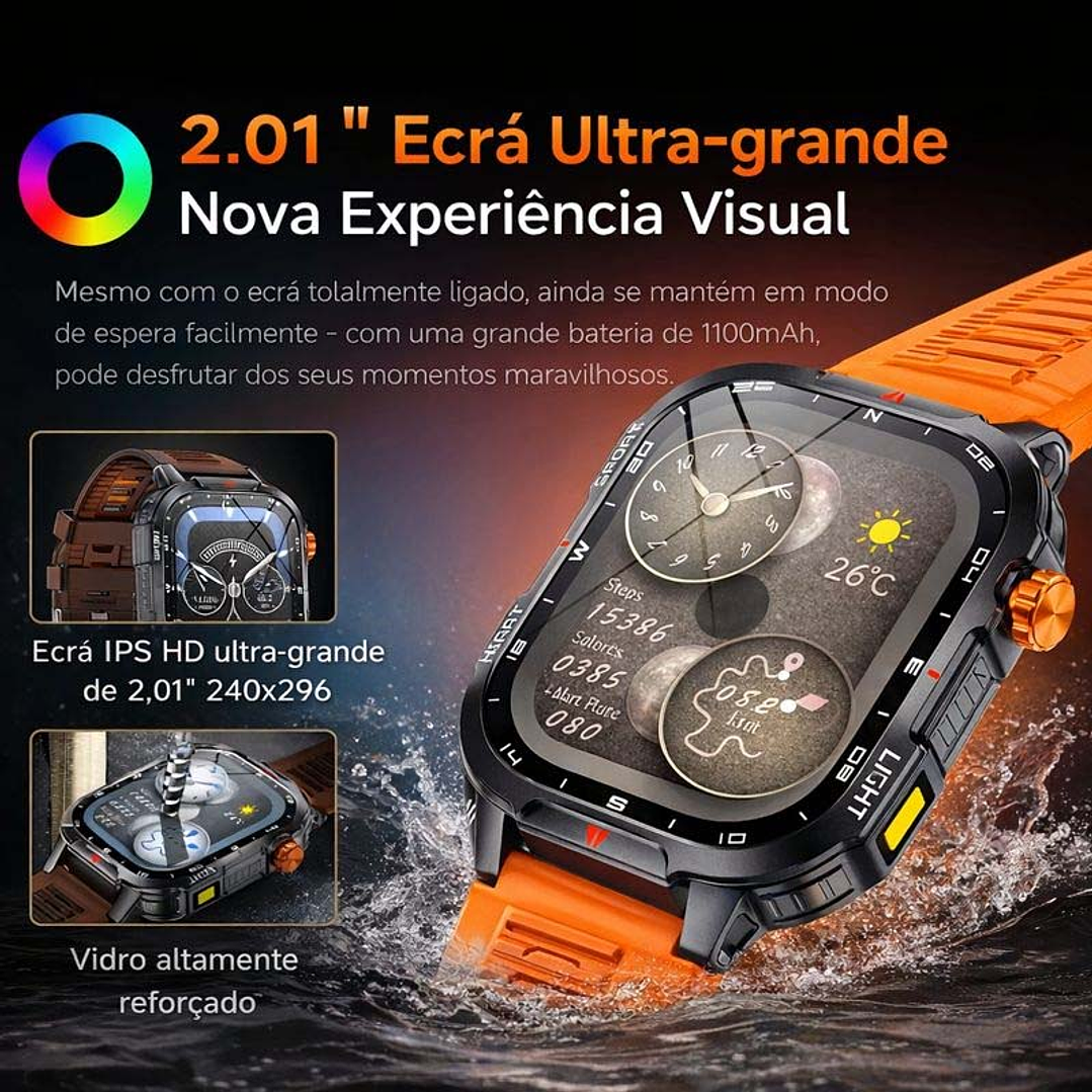 Relógio Digital  Multifunções 7