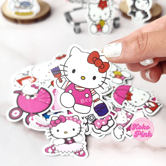 Pack 50 Stickers Hello Kitty