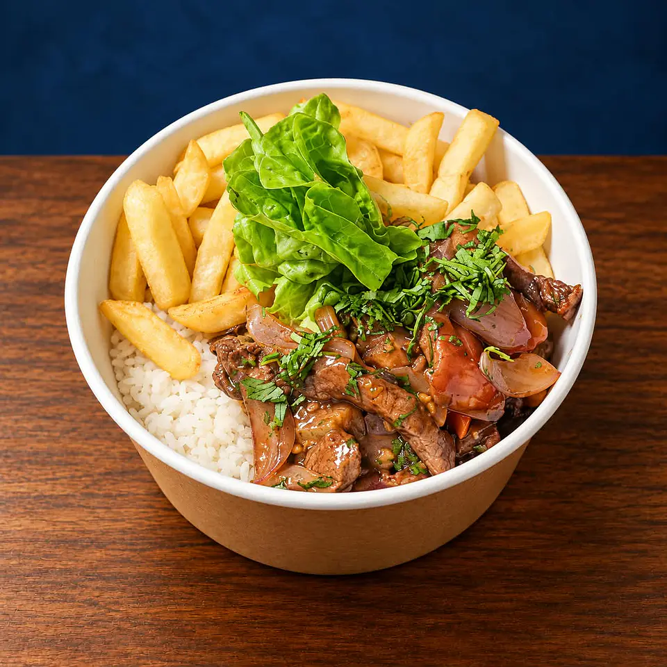 Bowl de lomo saltado 1