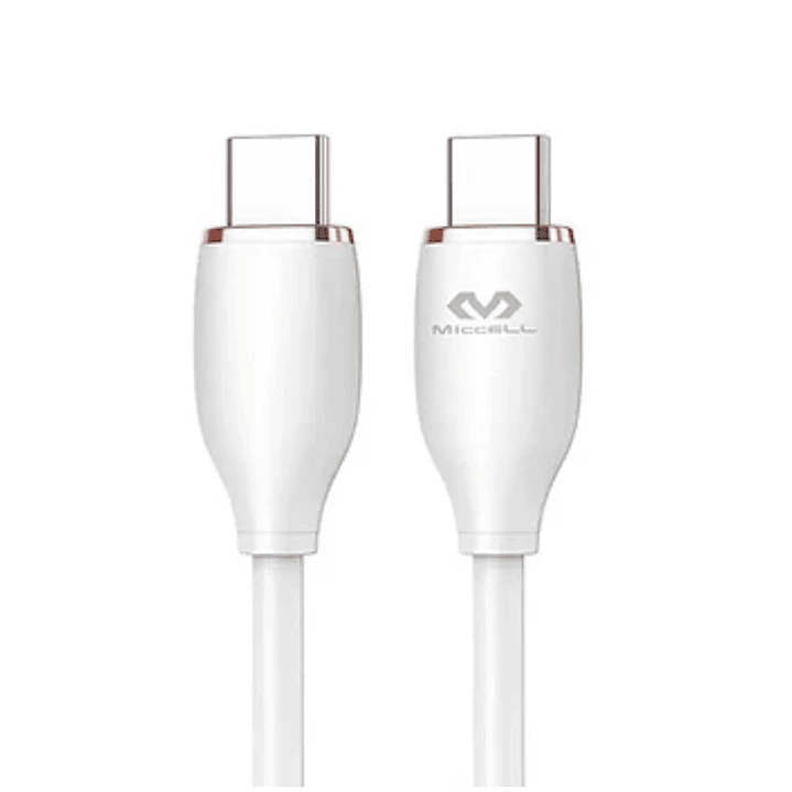 Miccell Cable Tipo C A Tipo C  Vq-d09 Blanco 1