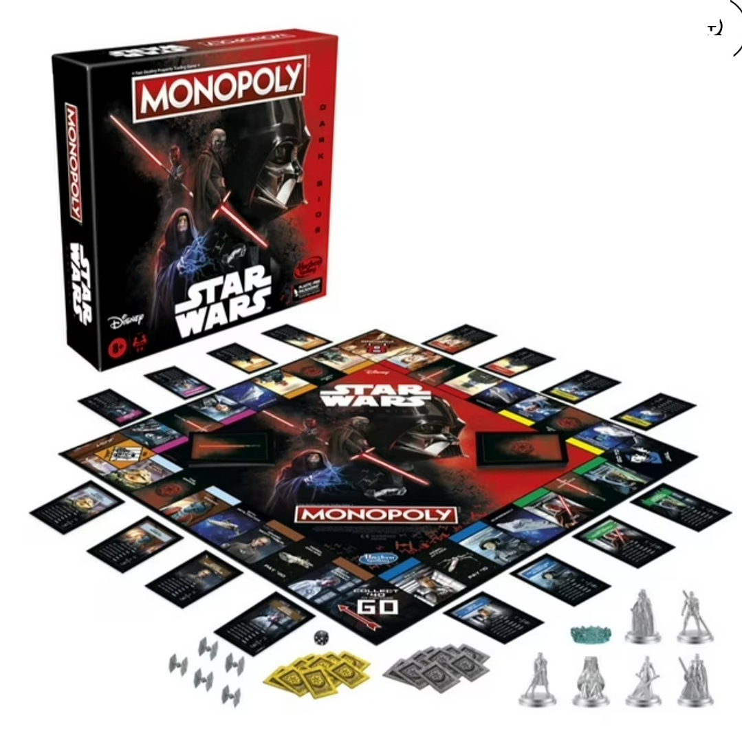 Monopoly Star Wars El Lado Oscuro Dark Side - Juego De Mesa 1
