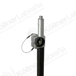 Jalón telescópico 2.44mts Fibra carbón/aluminio (freno de perilla)