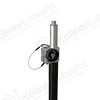 Jalón telescópico 2.44mts Fibra carbón/aluminio (freno de perilla) 1