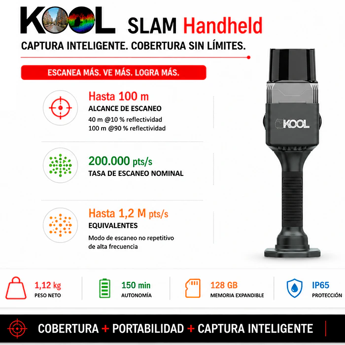 SLAM (Escáner de mano 3D) - KOOL 6