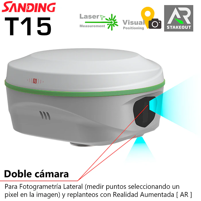 GNSS LASER T15 (KIT BASE+MÓVIL) 7