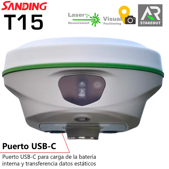 GNSS LASER T15 (KIT BASE+MÓVIL) 8