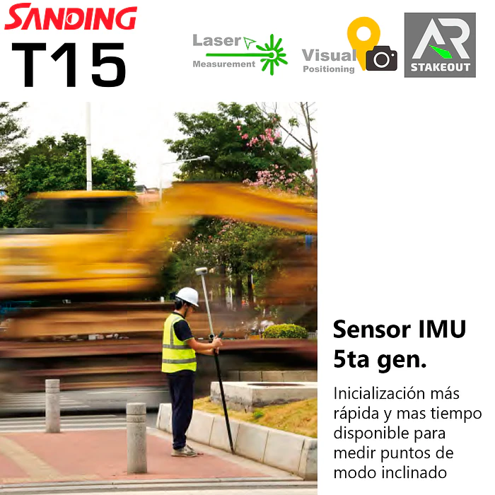 GNSS LASER T15 (KIT BASE+MÓVIL) 3