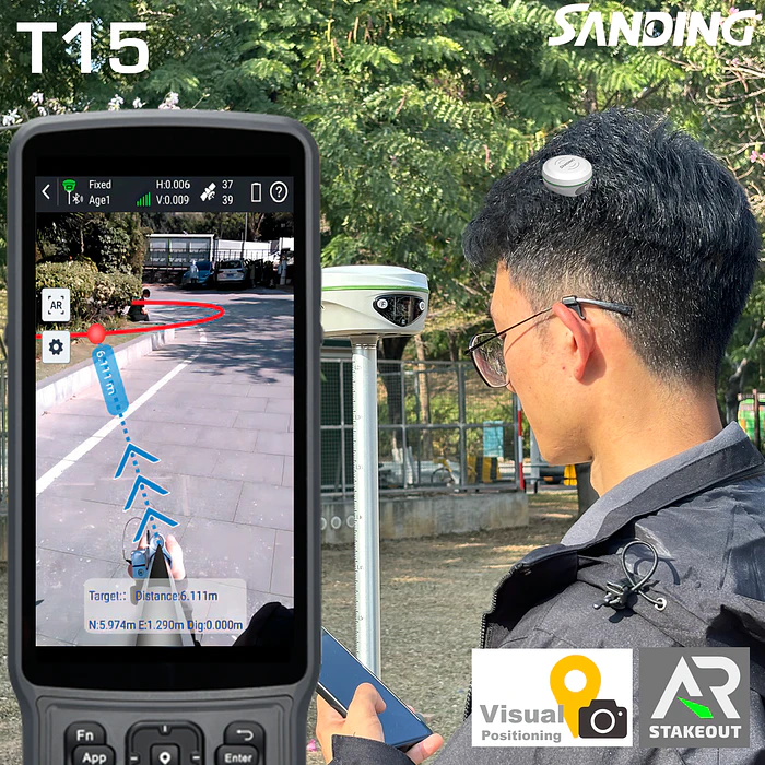 GNSS LASER T15 (KIT BASE+MÓVIL) 9