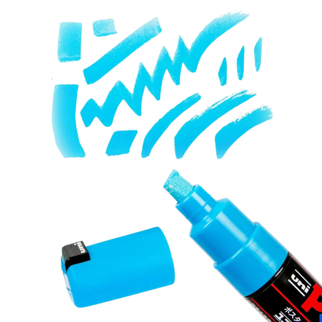 MARCADOR DE PINTURA ACRÍLICA BASE AL AGUA CAJA DE 8 UNIDADES 2