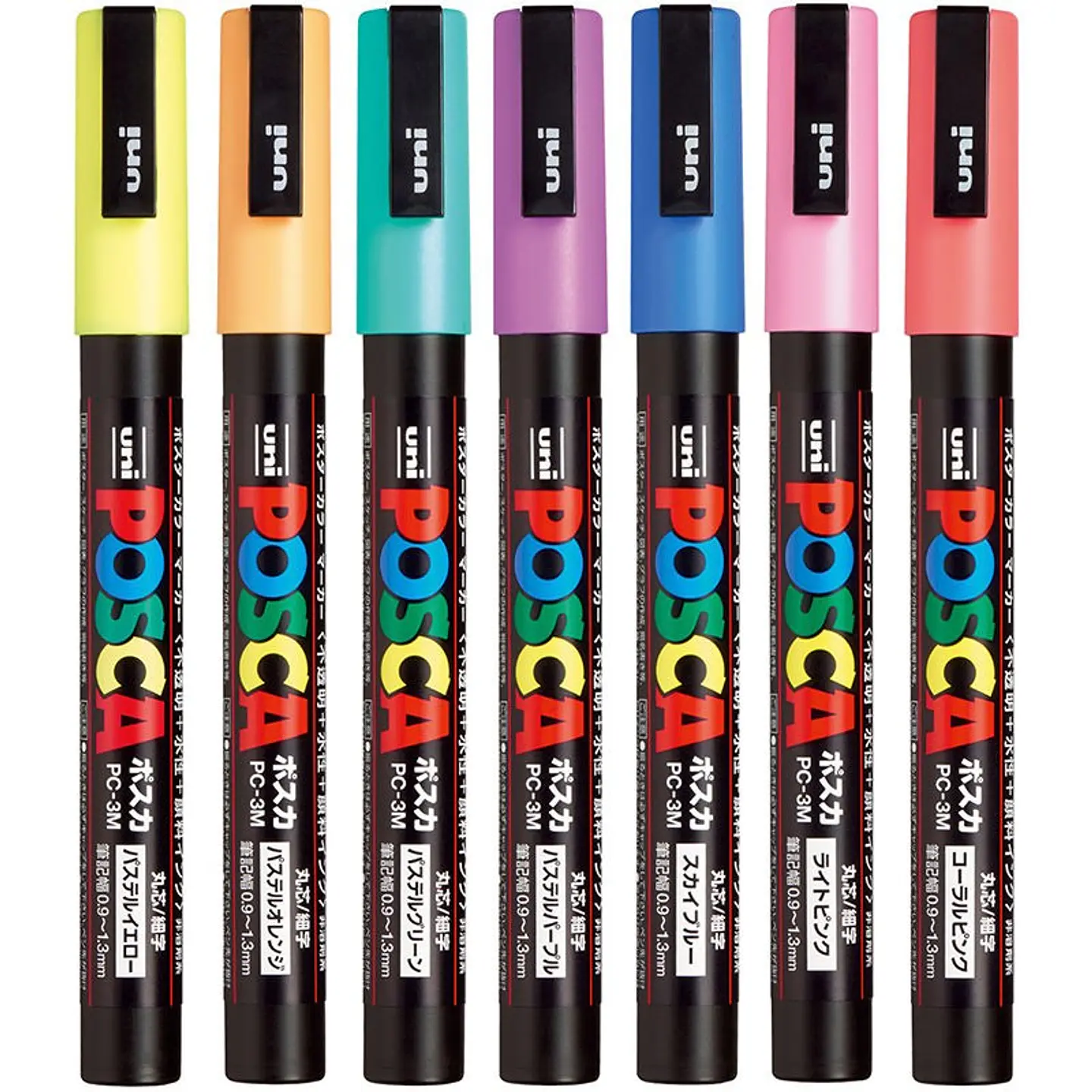 MARCADORES PINTURA ACRÍLICA 7 UNIDADES PASTELES 09MM-1.3MM 3