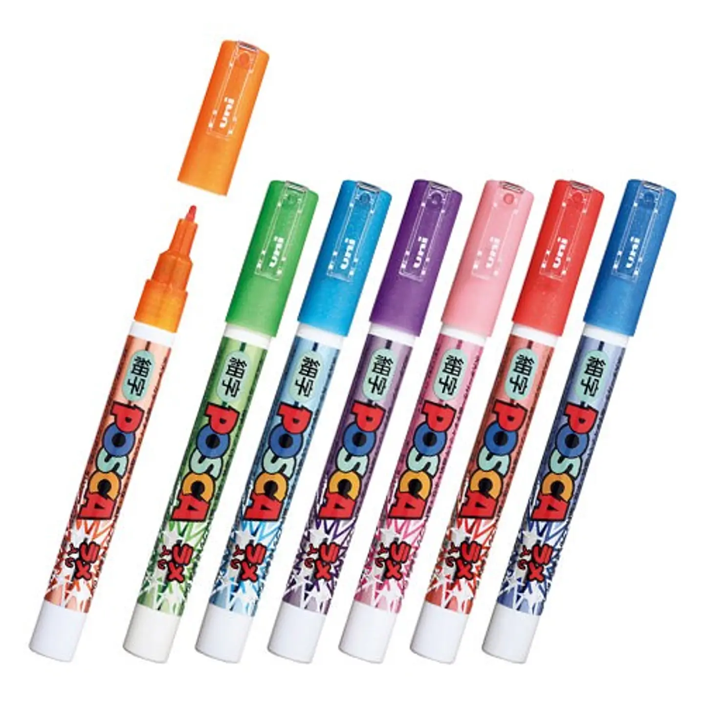 MARCADORES PINTURA ACRÍLICA 7 UNIDADES GLITTER 1.0 MM 2
