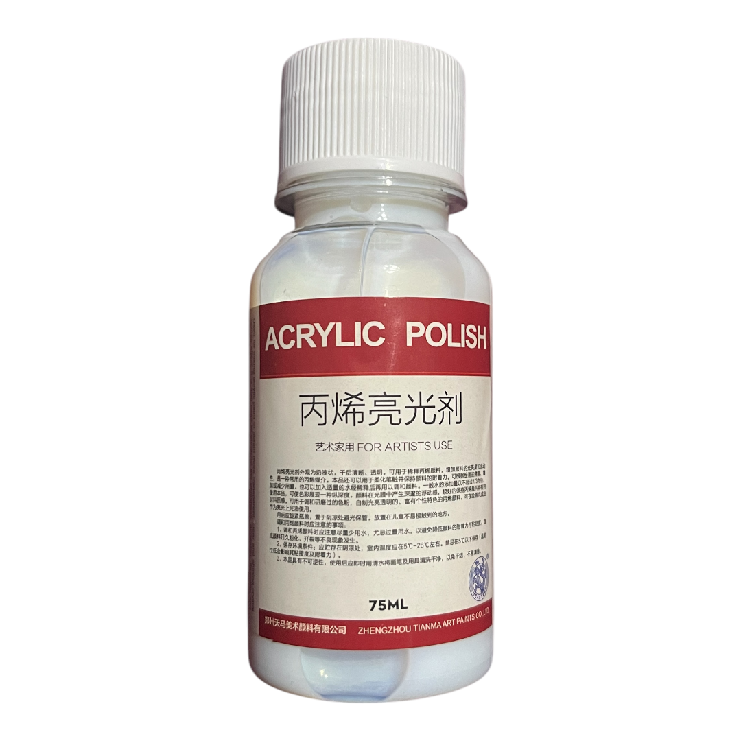 Barniz acabado brillante 75ml. oleo o acrilico 2