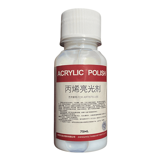 Barniz acabado brillante 75ml. oleo o acrilico 2
