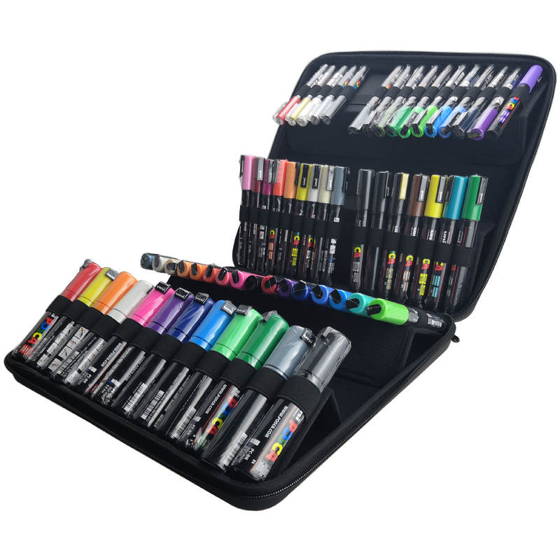 ESTUCHE PARA MARCADORES DE ACRILICO 62 ESPACIOS (VACIO) 3