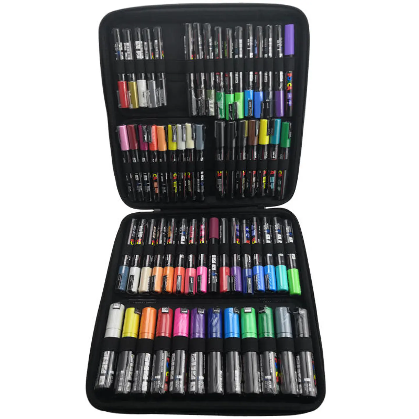 ESTUCHE PARA MARCADORES DE ACRILICO 62 ESPACIOS (VACIO) 4