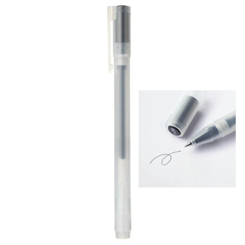 Bolígrafo MUJI Japón tinta GEL colores negro o azul 0.38MM/0.5MM 3