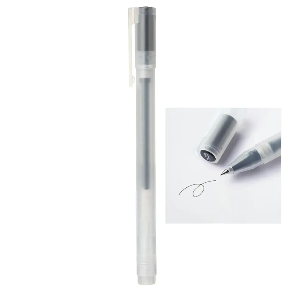 Bolígrafo MUJI Japón tinta GEL colores negro o azul 0.38MM/0.5MM 3