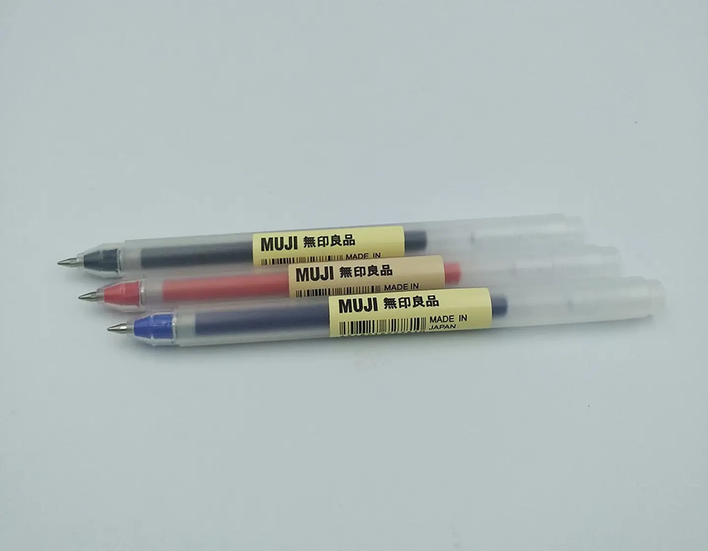 Bolígrafo MUJI Japón tinta GEL colores negro o azul 0.38MM/0.5MM 5