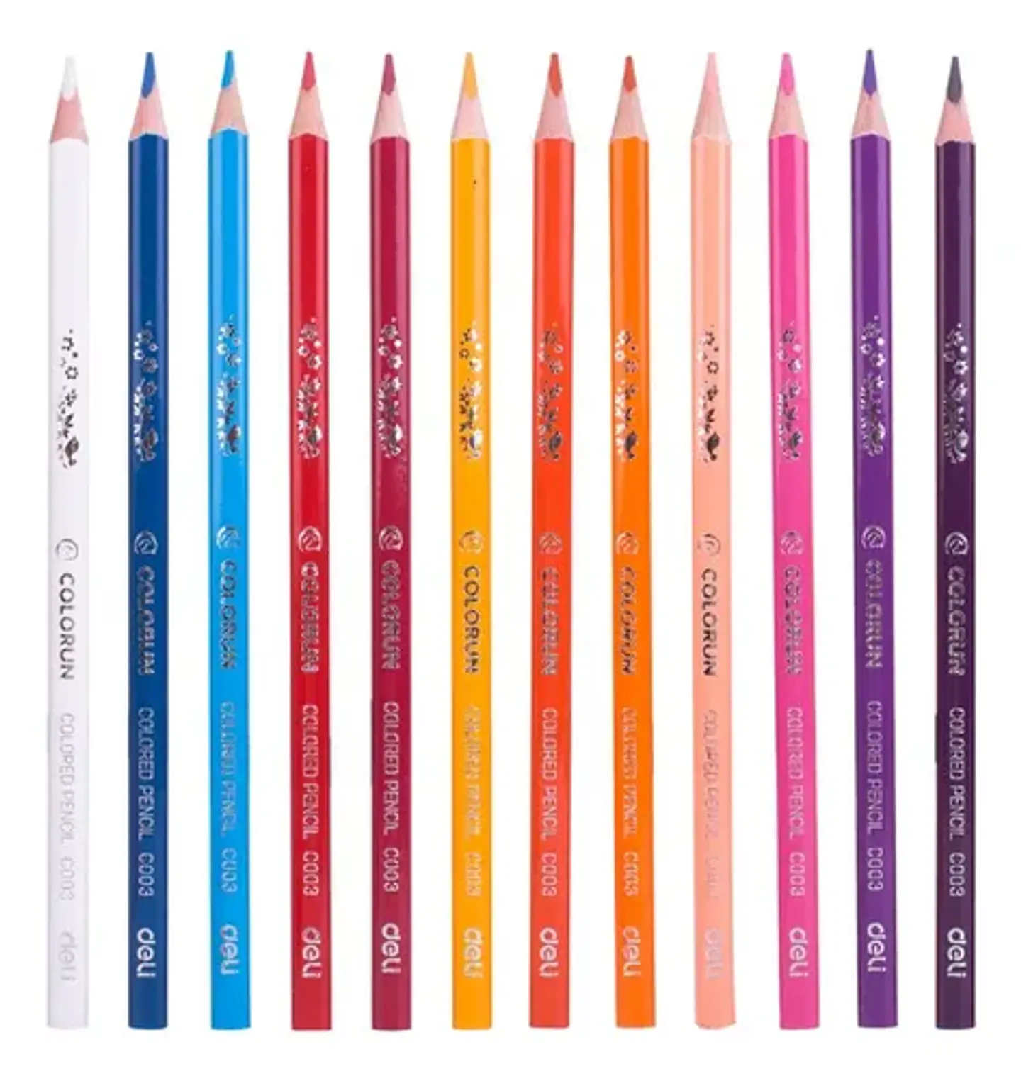 Set 24 Lápices de Colores Deli ColoRun 3