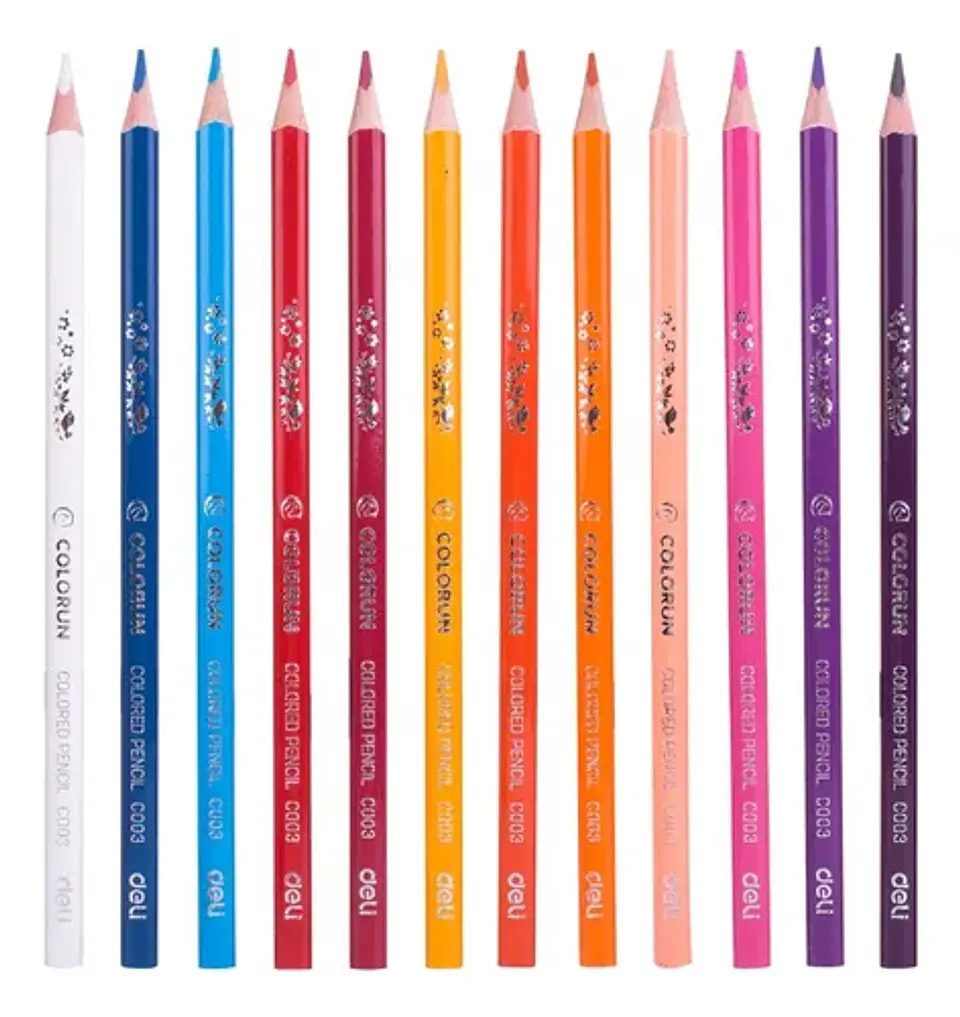 Set 24 Lápices de Colores Deli ColoRun 3