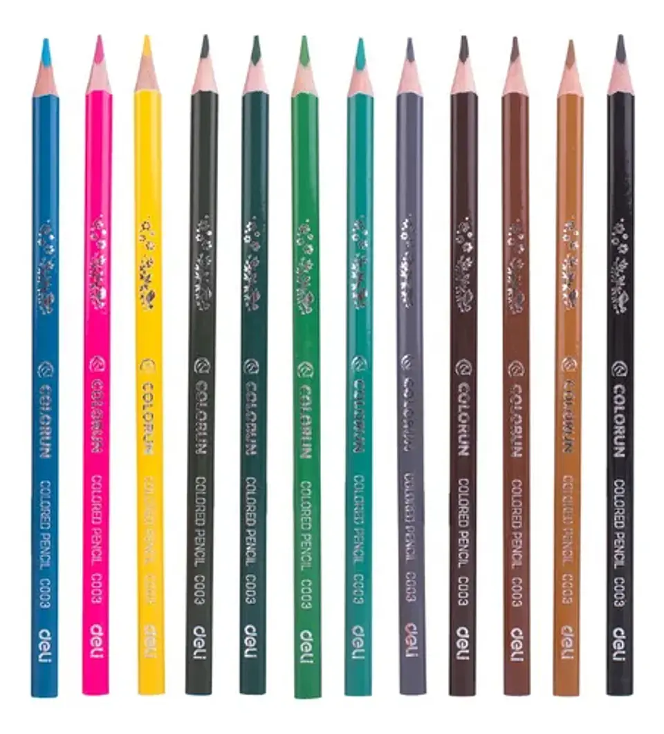 Set 24 Lápices de Colores Deli ColoRun 4