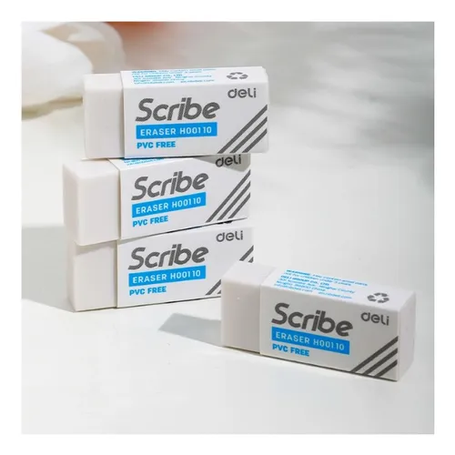 Goma de borrar Pack de 4 Unidades , deli 2