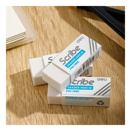 Goma de borrar Pack de 4 Unidades , deli 3