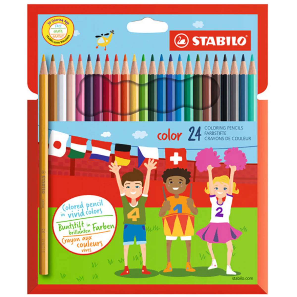 Lapices 24 Colores Stabilo  1