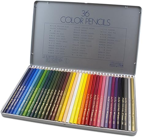 Tombow Lápices de colores en caja metal 12/36 colores 2