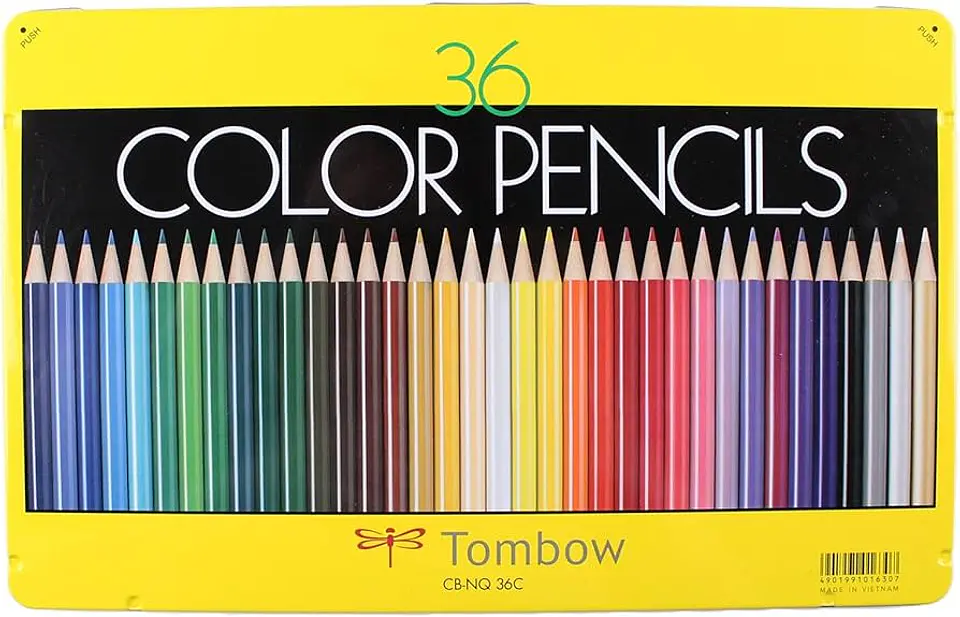 Tombow Lápices de colores en caja metal 12/36 colores 1