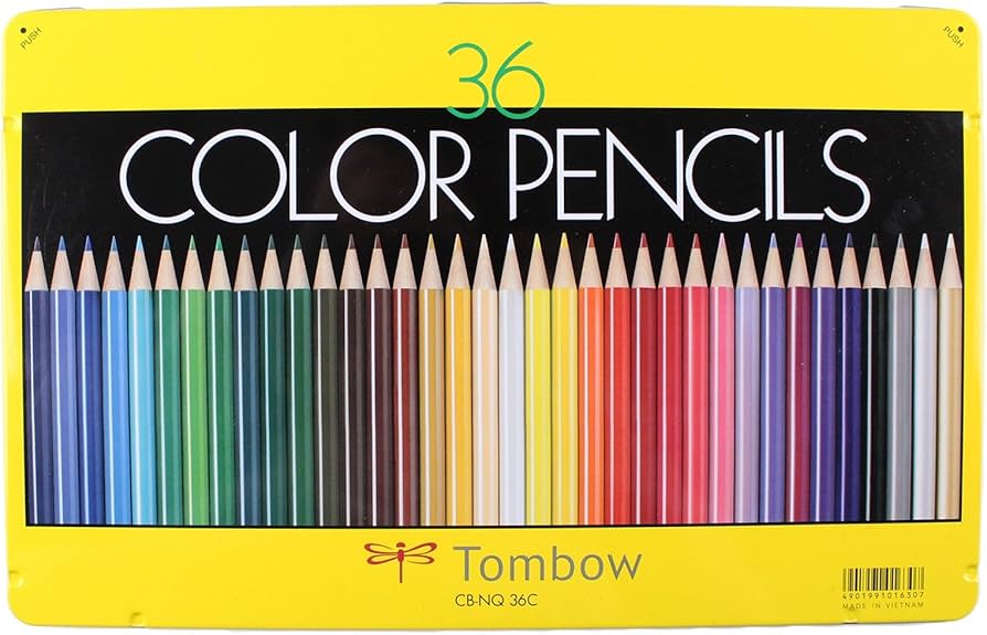 Tombow Lápices de colores en caja metal 12/36 colores 1