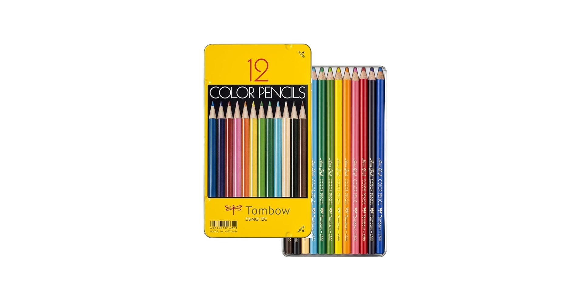 Tombow Lápices de colores en caja metal 12/36 colores 3