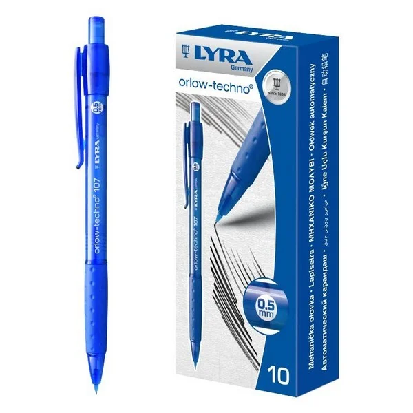 Portaminas Lyra Orlow Techno 0.5mm/0.9mm/2.0mm 1