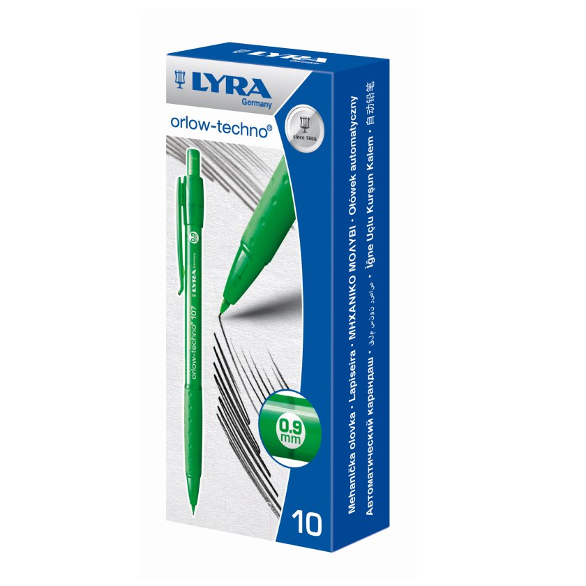 Portaminas Lyra Orlow Techno 0.5mm/0.9mm/2.0mm 4