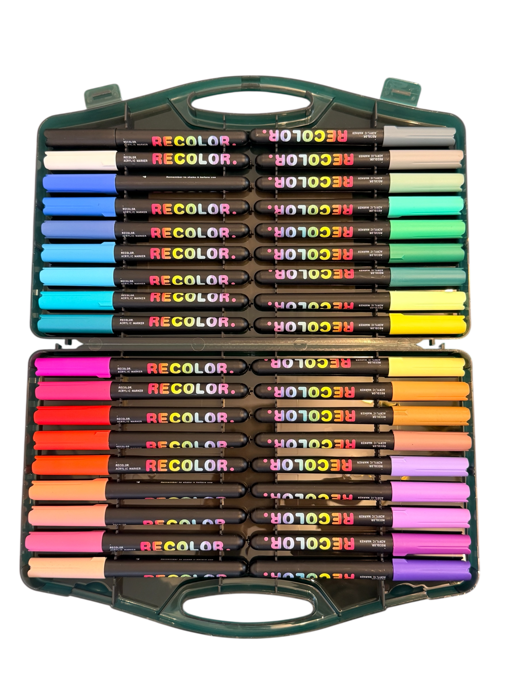 SET 36 MARCADORES DE PINTURA ACRILICA + COLECIONADOR 1