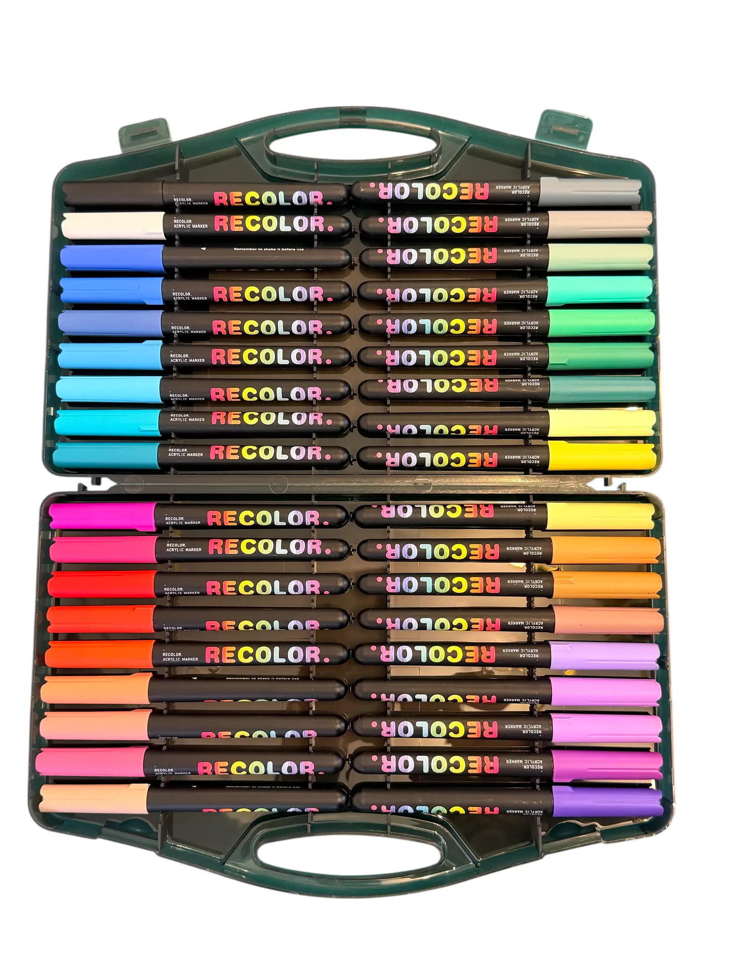 SET 36 MARCADORES DE PINTURA ACRILICA + COLECIONADOR 1