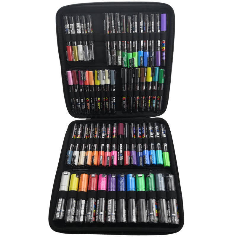 POSCA MARCADORES PINTURA ACRÍLICA 8 UNIDADES INCLUYE DE REGALO ESTUCHERA 2