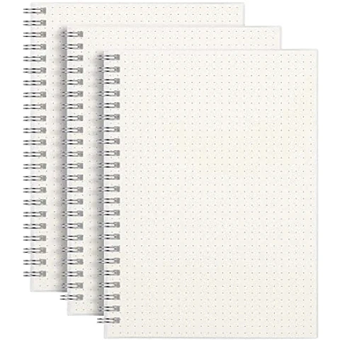 CUADERNOS ESPIRALES AHGXG CON HOJAS DE PUNTOS 3 UNIDADES