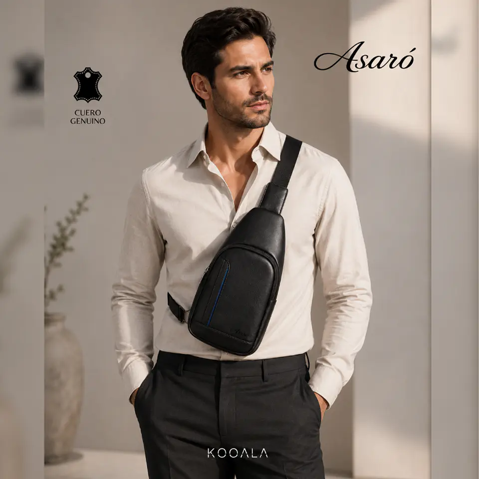 Pechera de Cuero Genuino para Hombre – Asaró 1