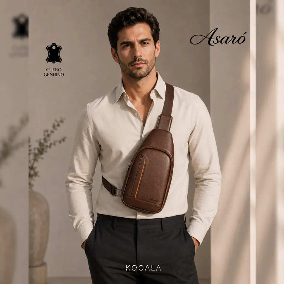 Pechera de Cuero Genuino para Hombre – Asaró 5