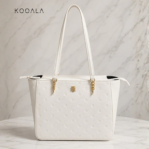Cartera Tommy Hilfiger Blanca para Mujer – Estilo Tote