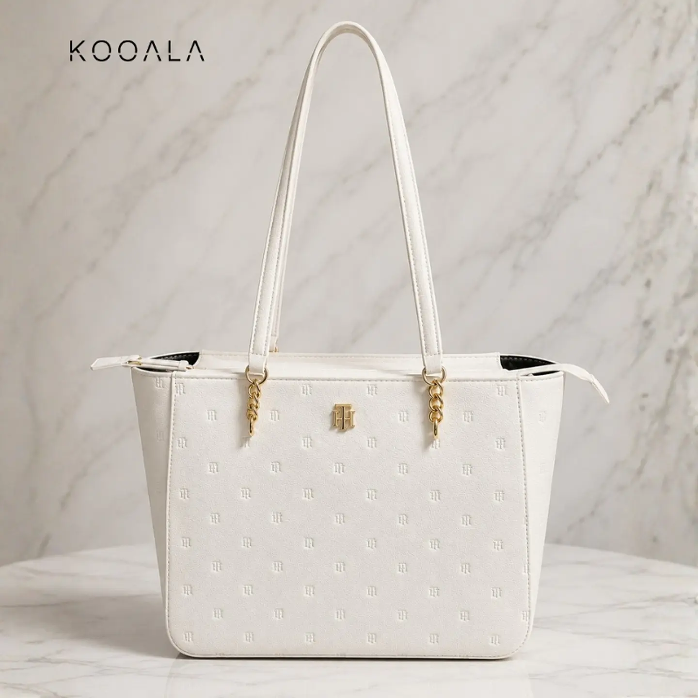 Cartera Tommy Hilfiger Blanca para Mujer – Estilo Tote 1