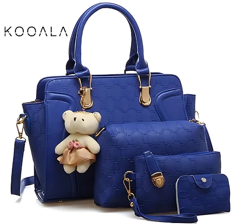 Set de Carteras 4 en 1 para Mujer con Morral y Neceser
