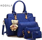 Set de Carteras 4 en 1 para Mujer con Morral y Neceser - Miniatura 2